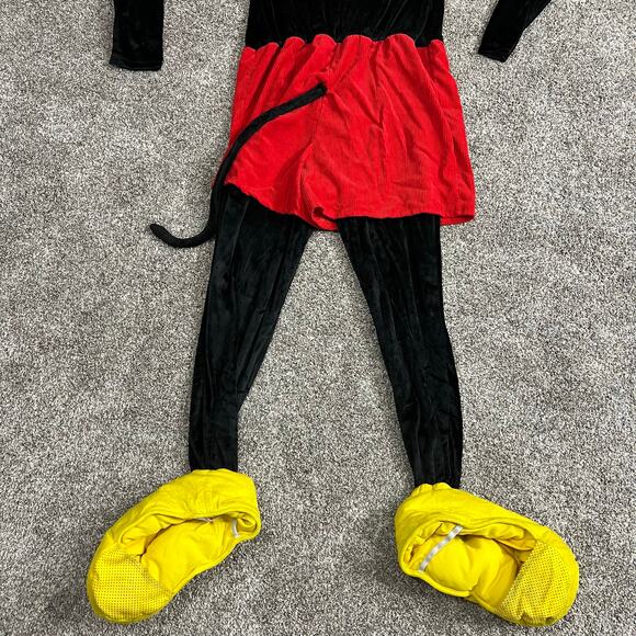 SOLDDisney Mickey Mouse Adult Costume S / M Halloween Jumpsuit One Piece Zip-up - Picture 9 of 16